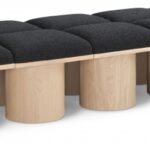 Pavilion Boucle Fabric Upholstered 10pc. Modular Bench