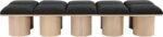 Pavilion Boucle Fabric Upholstered 10pc. Modular Bench - Image 3