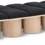 Pavilion Boucle Fabric Upholstered 10pc. Modular Bench
