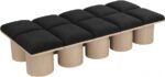 Pavilion Boucle Fabric Upholstered 10pc. Modular Bench - Image 5