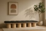 Pavilion Boucle Fabric Upholstered 12pc. Modular Bench - Image 2