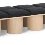 Pavilion Boucle Fabric Upholstered 14pc. Modular Bench