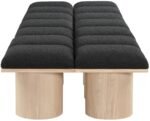 Pavilion Boucle Fabric Upholstered 14pc. Modular Bench - Image 4