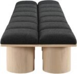 Pavilion Boucle Fabric Upholstered 14pc. Modular Bench - Image 4