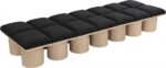 Pavilion Boucle Fabric Upholstered 14pc. Modular Bench - Image 5