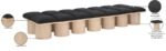 Pavilion Boucle Fabric Upholstered 14pc. Modular Bench - Image 8