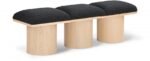 Pavilion Boucle Fabric Upholstered 3pc. Modular Bench