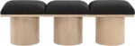 Pavilion Boucle Fabric Upholstered 3pc. Modular Bench - Image 3