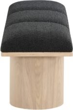 Pavilion Boucle Fabric Upholstered 3pc. Modular Bench - Image 4
