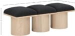 Pavilion Boucle Fabric Upholstered 3pc. Modular Bench - Image 6