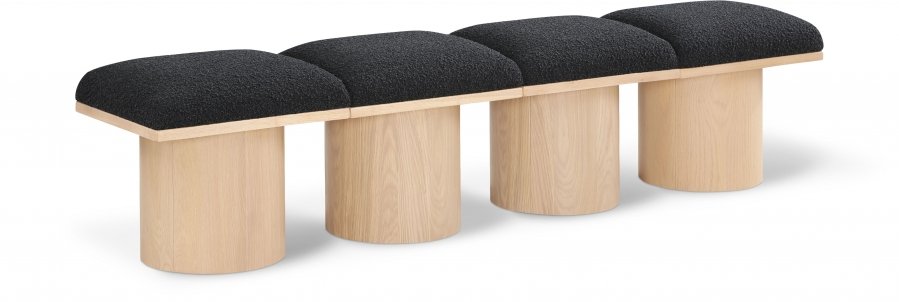 33661.jpg Pavilion Boucle Fabric Upholstered 4pc. Modular Bench - Image 1