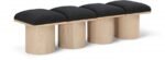 Pavilion Boucle Fabric Upholstered 4pc. Modular Bench