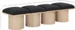 Pavilion Boucle Fabric Upholstered 4pc. Modular Bench - Image 6