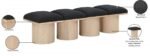 Pavilion Boucle Fabric Upholstered 4pc. Modular Bench - Image 7