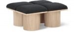 Pavilion Boucle Fabric Upholstered 4pc. Modular Bench