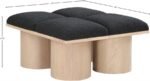 Pavilion Boucle Fabric Upholstered 4pc. Modular Bench - Image 6