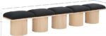 Pavilion Boucle Fabric Upholstered 5pc. Modular Bench - Image 7