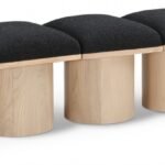 Pavilion Boucle Fabric Upholstered 5pc. Modular Bench
