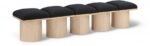 Pavilion Boucle Fabric Upholstered 5pc. Modular Bench
