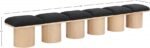 Pavilion Boucle Fabric Upholstered 6pc. Modular Bench - Image 7