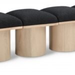 Pavilion Boucle Fabric Upholstered 6pc. Modular Bench