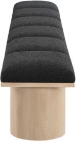 Pavilion Boucle Fabric Upholstered 6pc. Modular Bench - Image 4