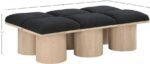Pavilion Boucle Fabric Upholstered 6pc. Modular Bench - Image 6