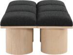 Pavilion Boucle Fabric Upholstered 6pc. Modular Bench - Image 4