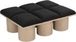 Pavilion Boucle Fabric Upholstered 6pc. Modular Bench - Image 5