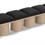 Pavilion Boucle Fabric Upholstered 7pc. Modular Bench
