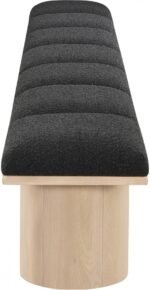 Pavilion Boucle Fabric Upholstered 7pc. Modular Bench - Image 4