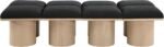 Pavilion Boucle Fabric Upholstered 8pc. Modular Bench - Image 3