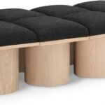 Pavilion Boucle Fabric Upholstered 8pc. Modular Bench