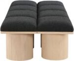 Pavilion Boucle Fabric Upholstered 8pc. Modular Bench - Image 4