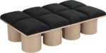 Pavilion Boucle Fabric Upholstered 8pc. Modular Bench - Image 5