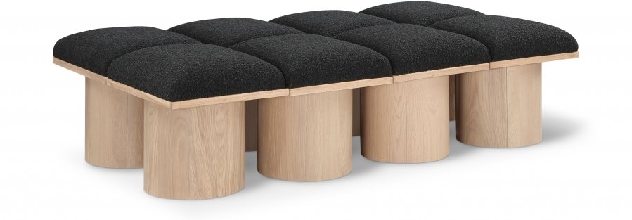 33674.jpg Pavilion Boucle Fabric Upholstered 8pc. Modular Bench - Image 1