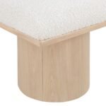 Pavilion Boucle Fabric Upholstered Stool - Image 6