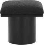 Pavilion Boucle Fabric Upholstered Stool - Image 3