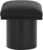 Pavilion Boucle Fabric Upholstered Stool - Image 4