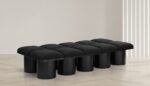 Pavilion Boucle Fabric Upholstered 10pc. Modular Bench - Image 2