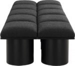 Pavilion Boucle Fabric Upholstered 10pc. Modular Bench - Image 4