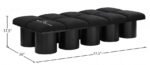 Pavilion Boucle Fabric Upholstered 10pc. Modular Bench - Image 7