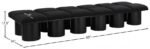 Pavilion Boucle Fabric Upholstered 12pc. Modular Bench - Image 6