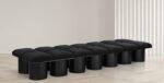 Pavilion Boucle Fabric Upholstered 14pc. Modular Bench - Image 2