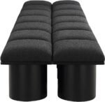 Pavilion Boucle Fabric Upholstered 14pc. Modular Bench - Image 4