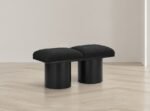 Pavilion Boucle Fabric Upholstered 2pc. Modular Bench - Image 2