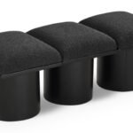Pavilion Boucle Fabric Upholstered 3pc. Modular Bench