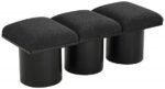 Pavilion Boucle Fabric Upholstered 3pc. Modular Bench - Image 5