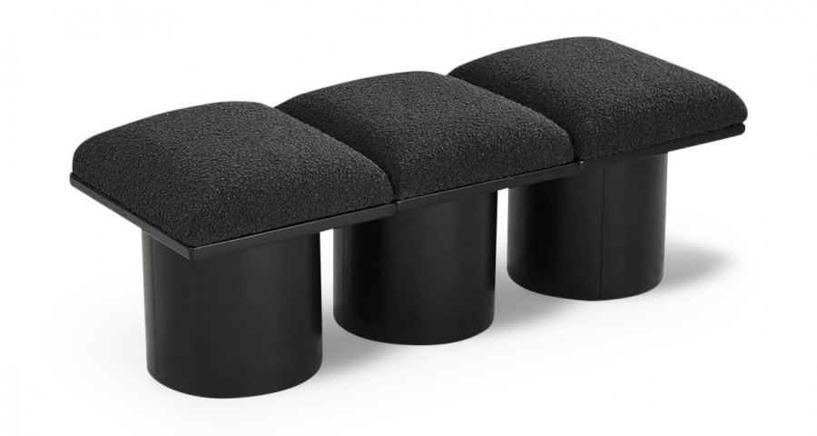 33709.jpg Pavilion Boucle Fabric Upholstered 3pc. Modular Bench - Image 1