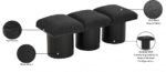 Pavilion Boucle Fabric Upholstered 3pc. Modular Bench - Image 8